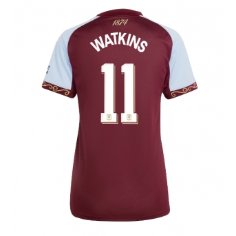 Aston Villa Ollie Watkins #11 Maglia Gara Casa Repliche 2025-26 Donna Maniche Corte